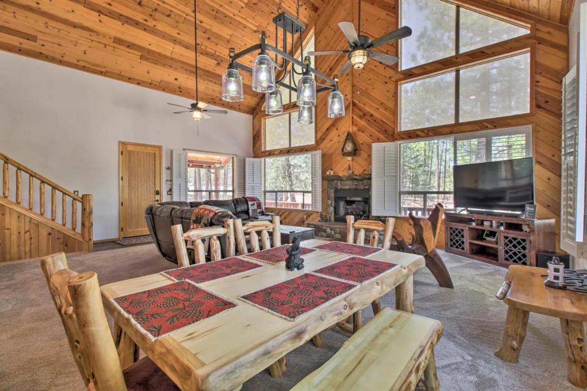 Вилла Pine Cone Cabin Пайнтоп-Лейксайд Экстерьер фото