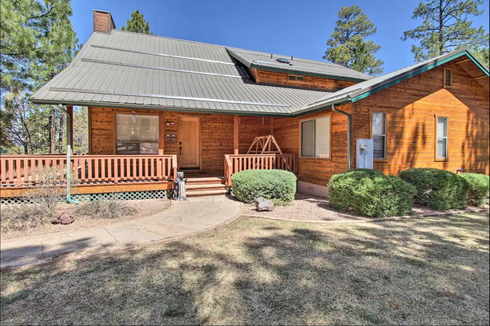Вилла Pine Cone Cabin Пайнтоп-Лейксайд Экстерьер фото