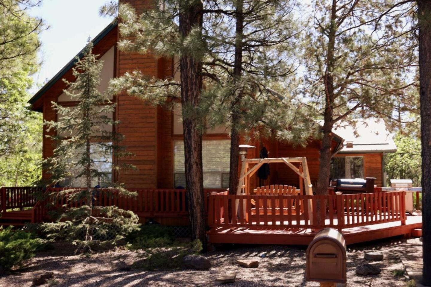 Вилла Pine Cone Cabin Пайнтоп-Лейксайд Экстерьер фото